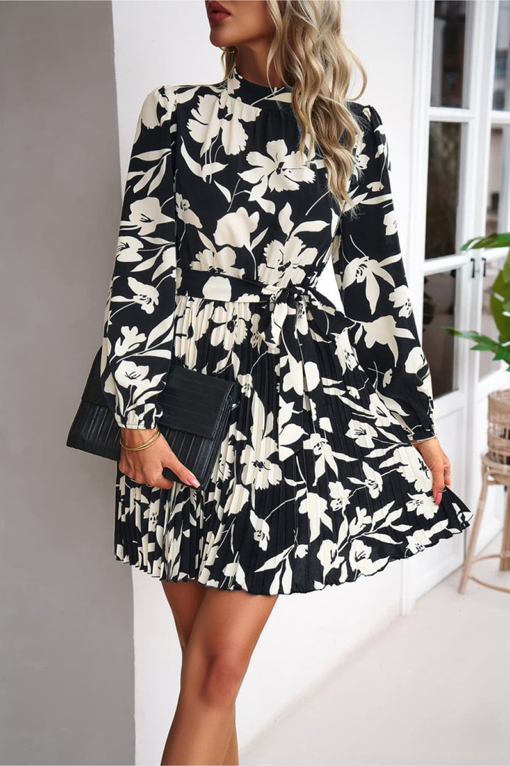 Fine Dining Floral Mini Dress - Cheeky Chic Boutique