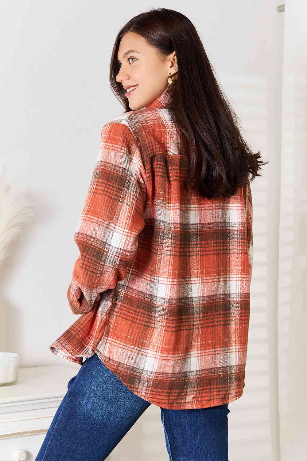 Double Trouble Plaid Shirt - Cheeky Chic Boutique