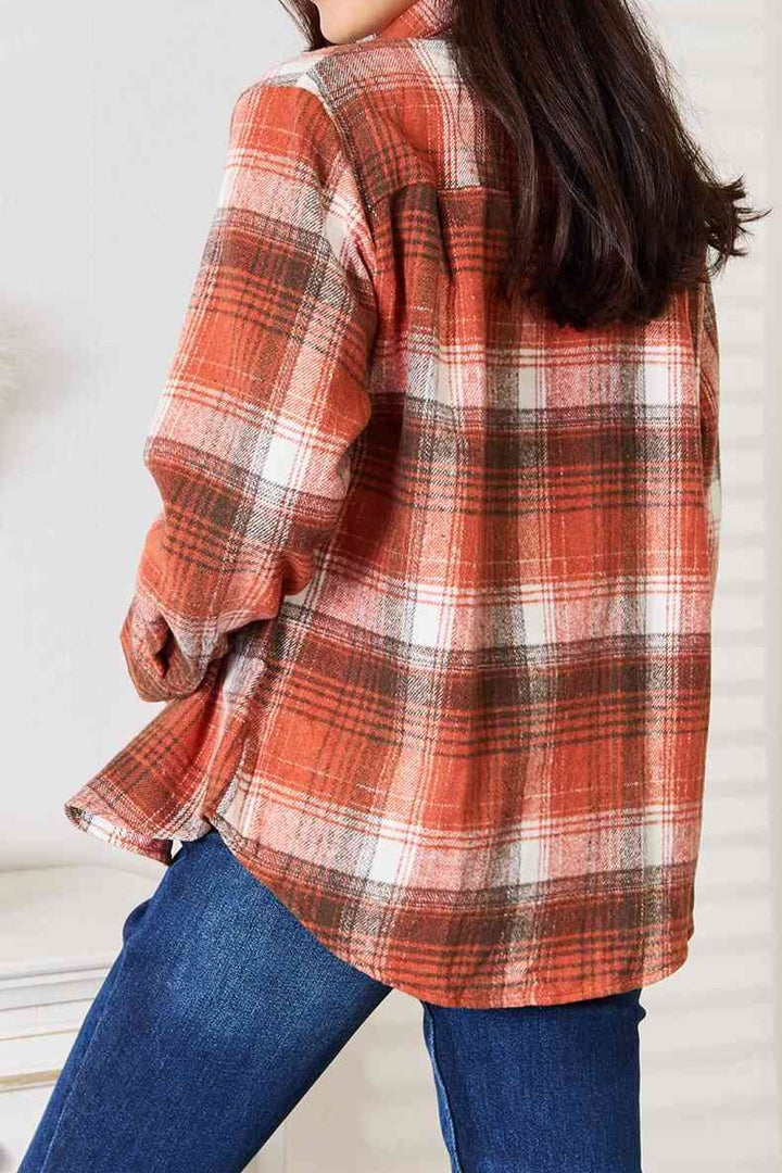 Double Trouble Plaid Shirt - Cheeky Chic Boutique