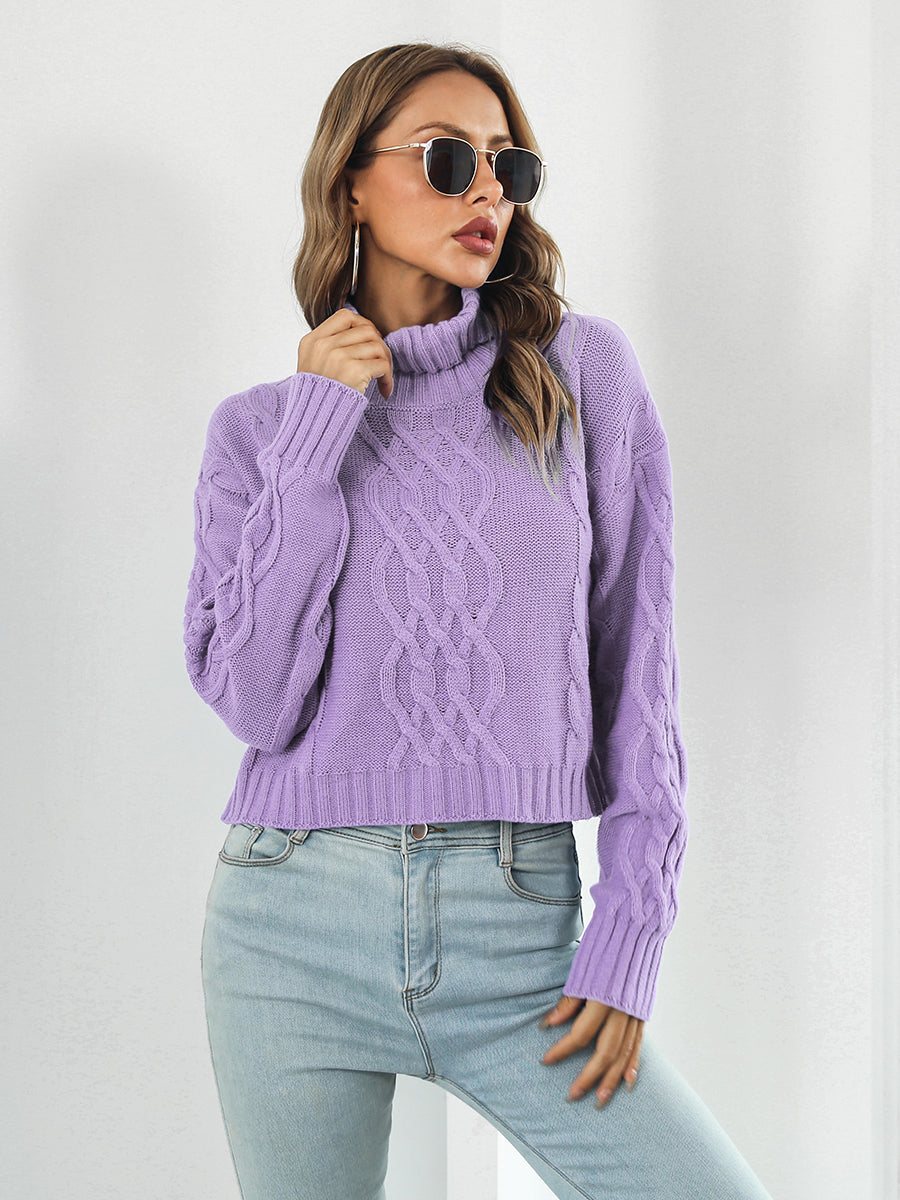 Dear Darling Turtleneck Sweater - Cheeky Chic Boutique