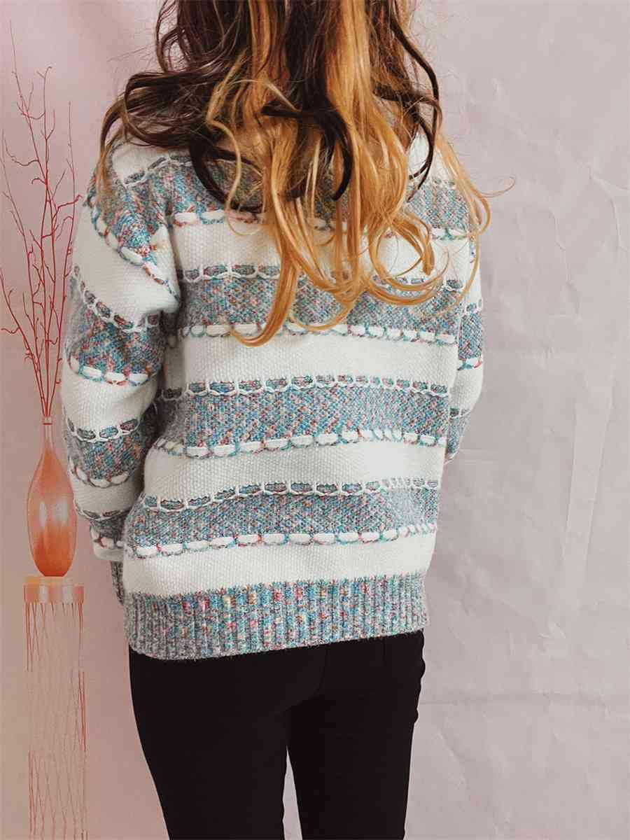 Color Story Striped Sweater - Cheeky Chic Boutique