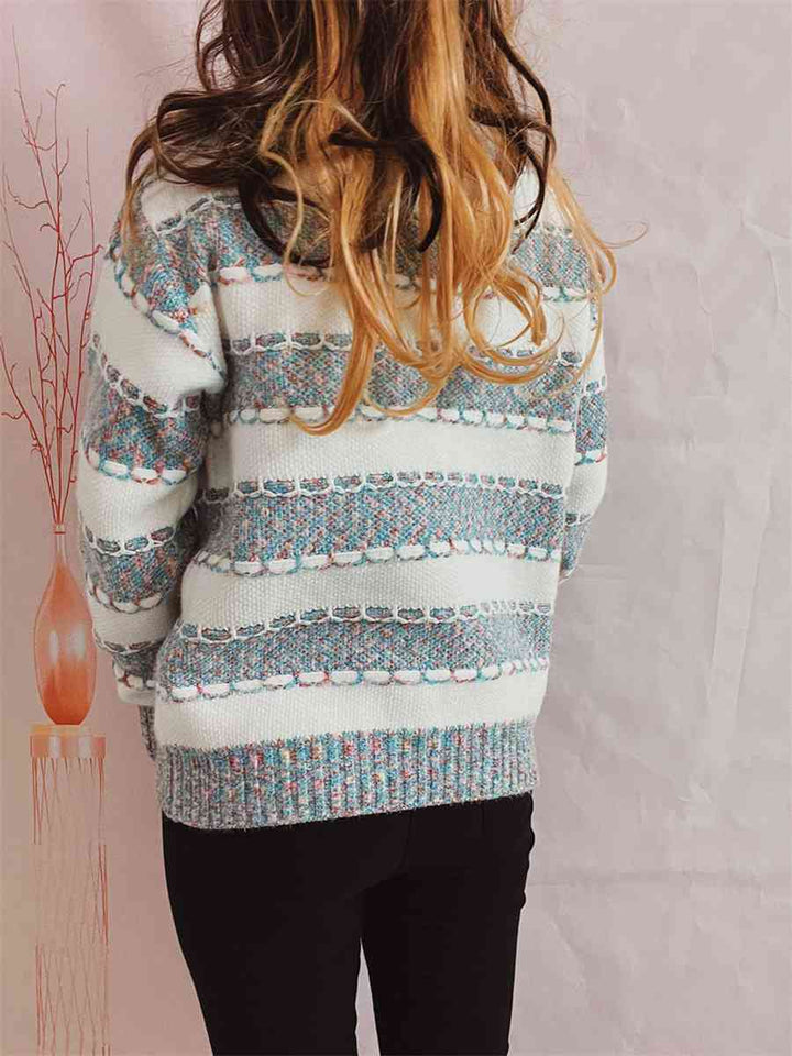 Color Story Striped Sweater - Cheeky Chic Boutique
