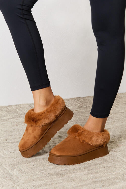 Our Little Secret Camel Slippers - Cheeky Chic Boutique