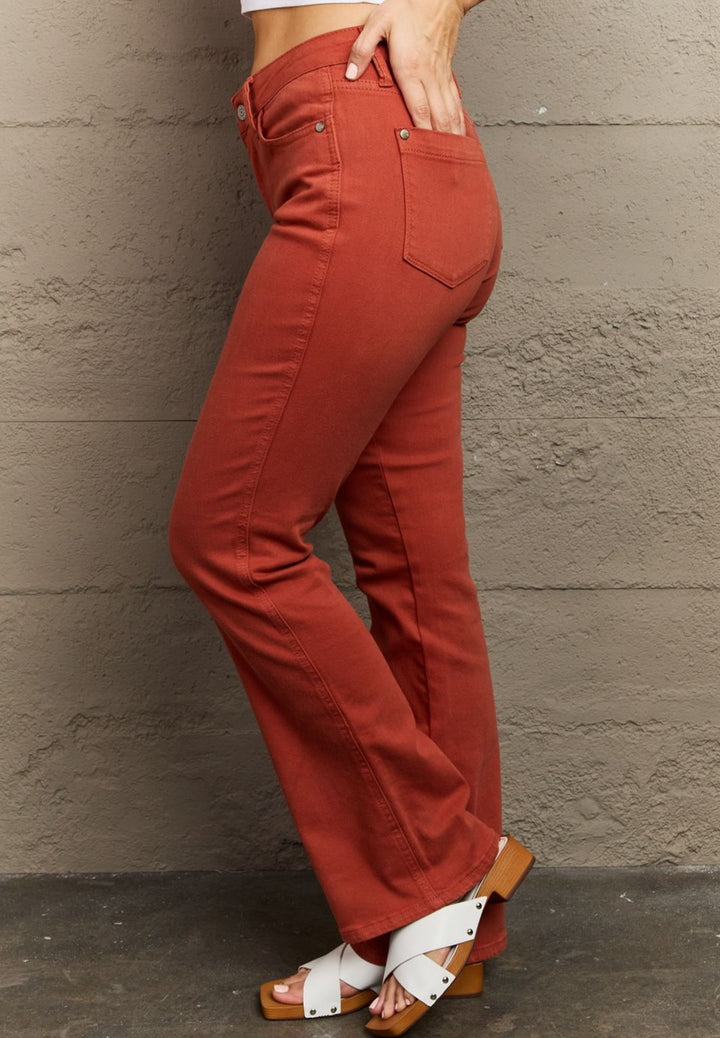 Judy Blue Olivia Terracotta Jeans - Cheeky Chic Boutique