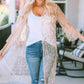Sequin Open Front Sheer Cardigan - Cheeky Chic Boutique
