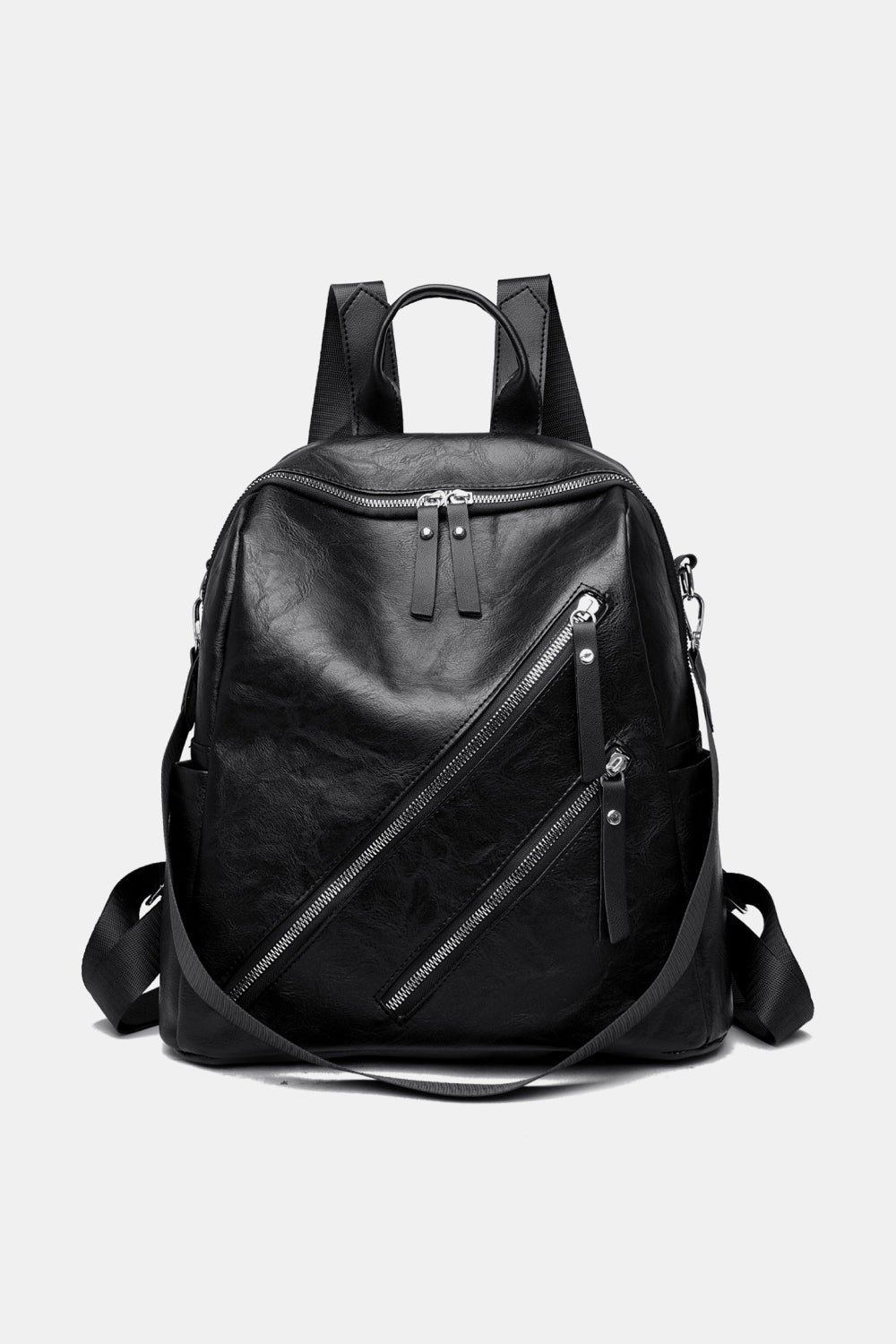 PU Leather Convertible Backpack - Cheeky Chic Boutique