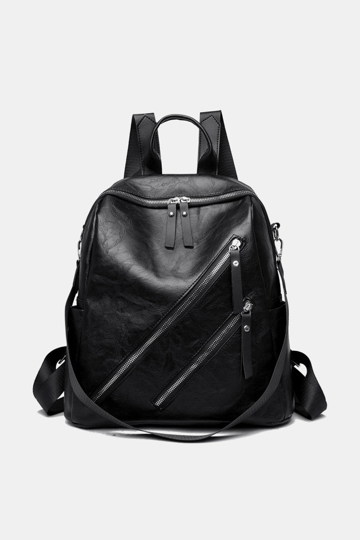 PU Leather Convertible Backpack - Cheeky Chic Boutique