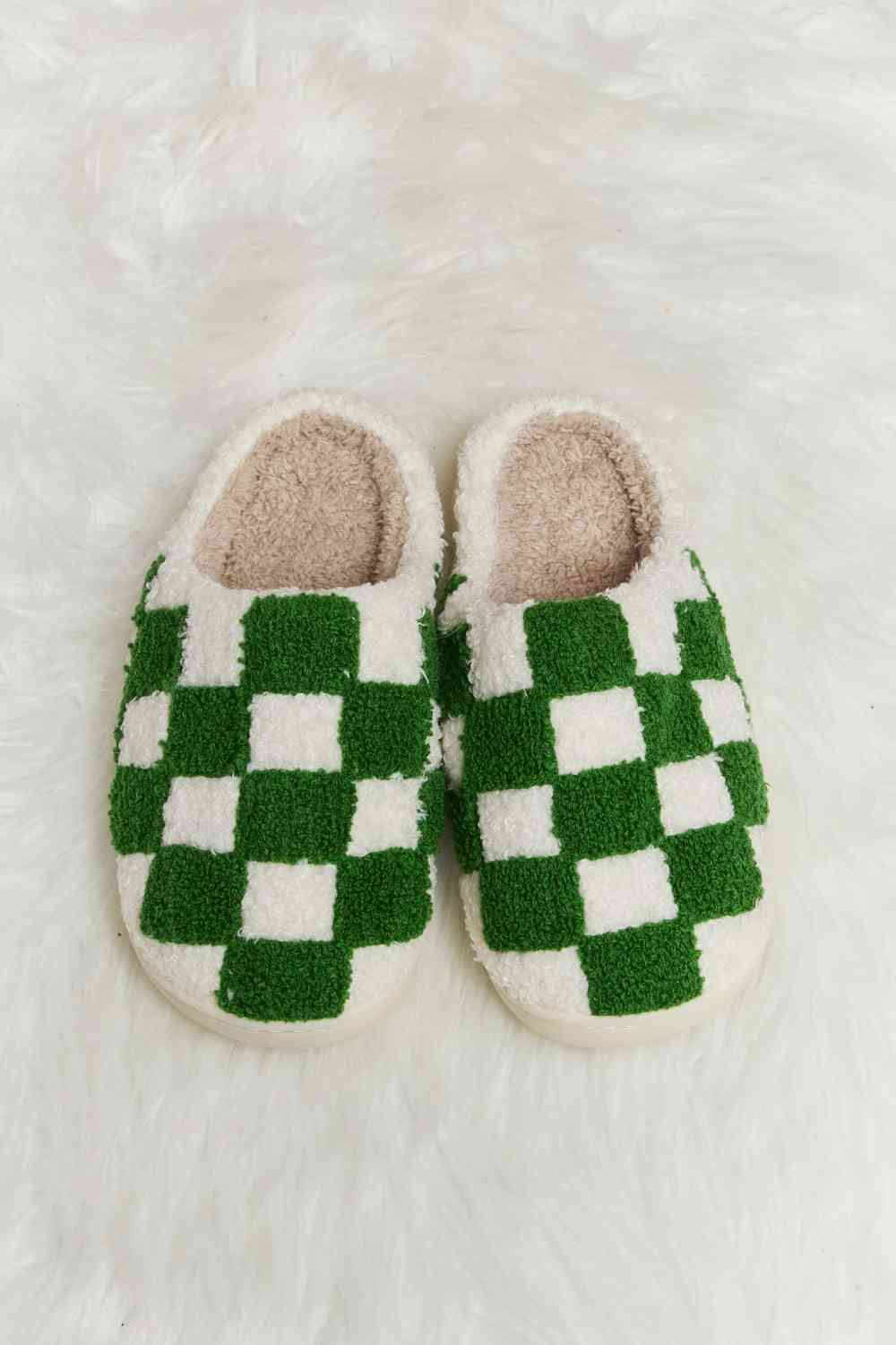 Retro Checkered Slippers - Cheeky Chic Boutique