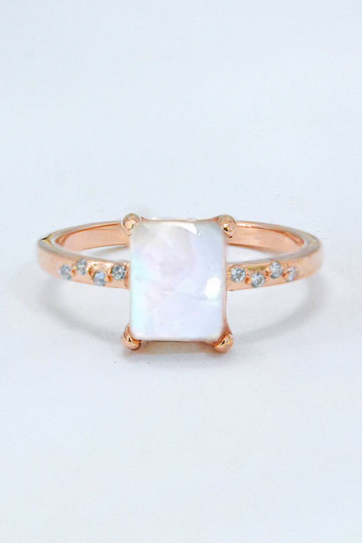 Square Moonstone Ring - Cheeky Chic Boutique