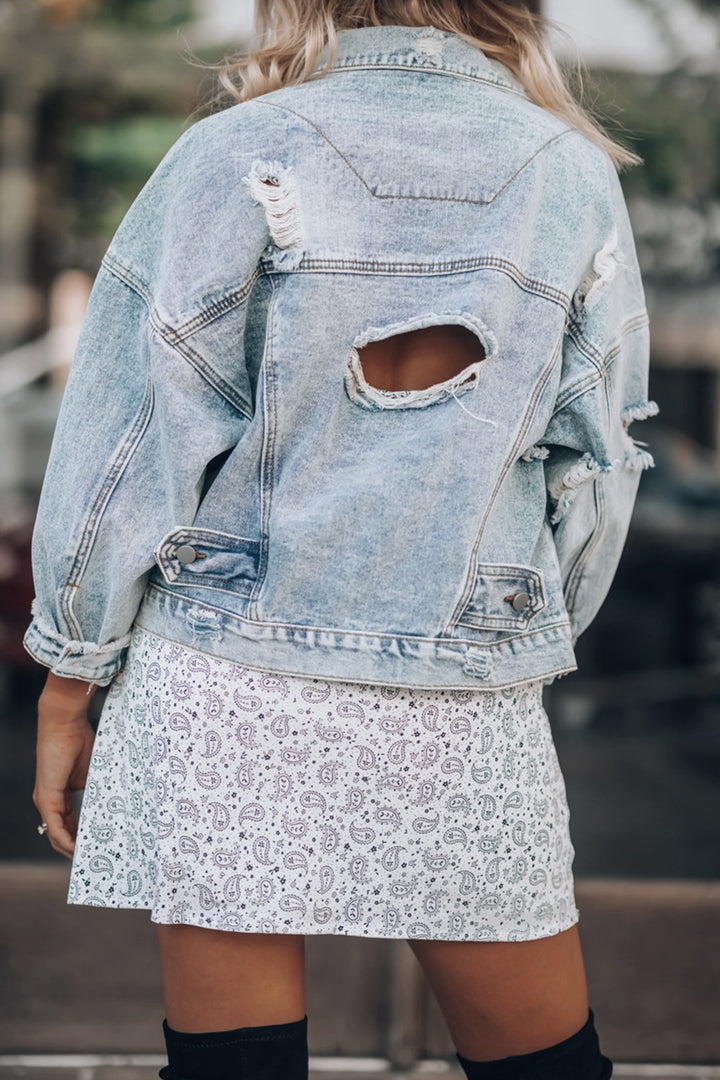 Have It Your Way Denim Jacket - Cheeky Chic Boutique