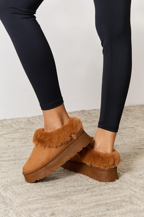 Our Little Secret Camel Slippers - Cheeky Chic Boutique