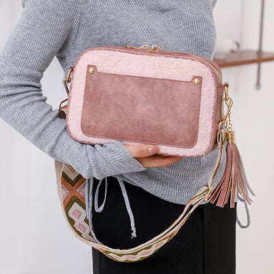 Blushing Tassel Crossbody Bag - Cheeky Chic Boutique
