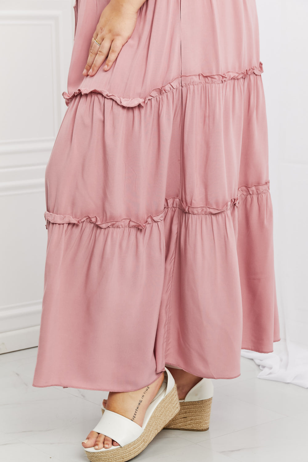 Zenana Summer Days Full Size Ruffled Maxi Skirt - Cheeky Chic Boutique