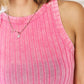 Pink Era Ribbed Washed Tank - Cheeky Chic Boutique