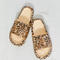MMShoes Arms Around Me Open Toe Slide in Leopard - Cheeky Chic Boutique