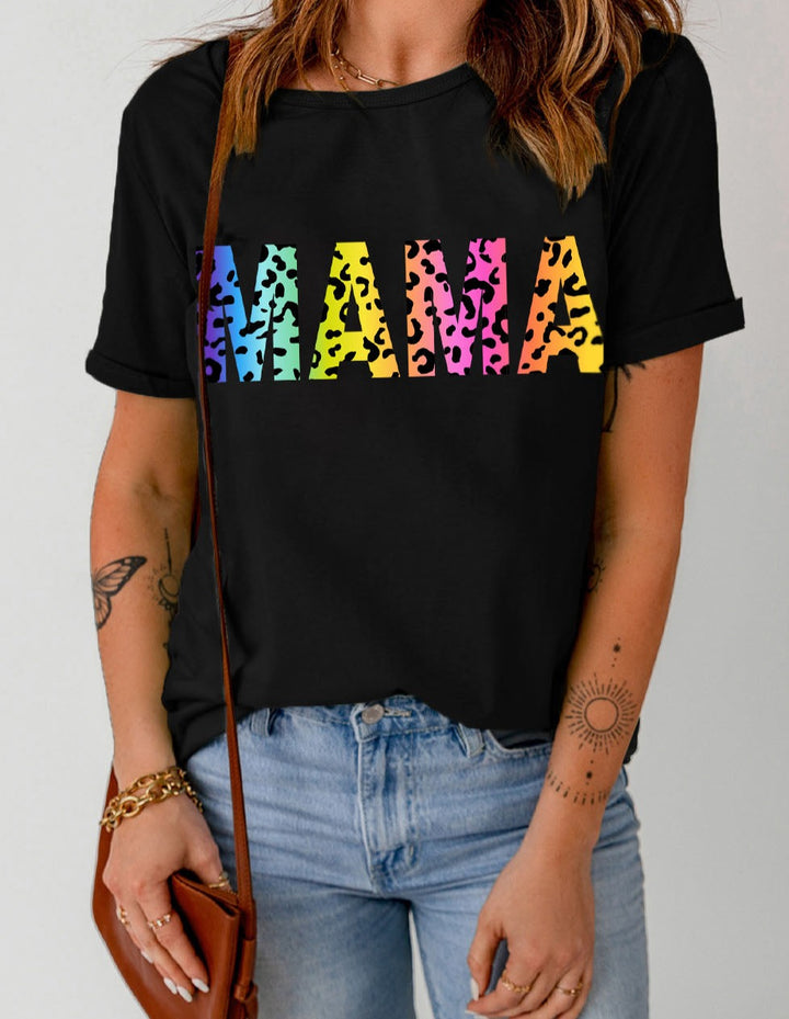 Leopard MAMA Graphic T-Shirt - Cheeky Chic Boutique