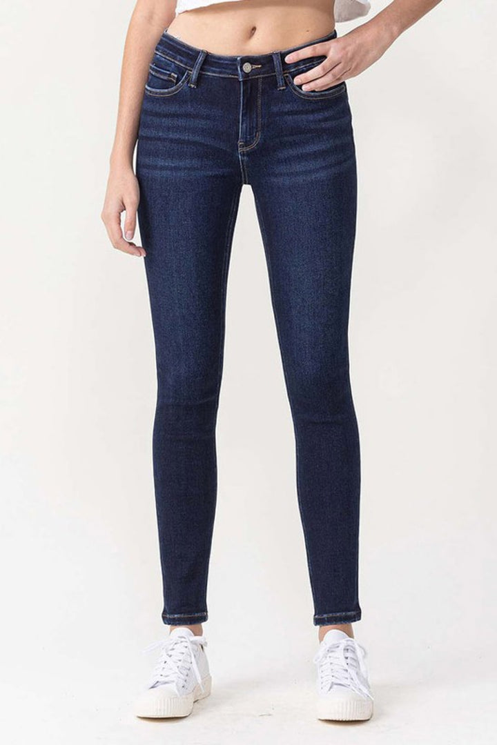 Vervet by Flying Monkey Sequoia Full Size Midrise Ankle Skinny Jeans - Cheeky Chic Boutique