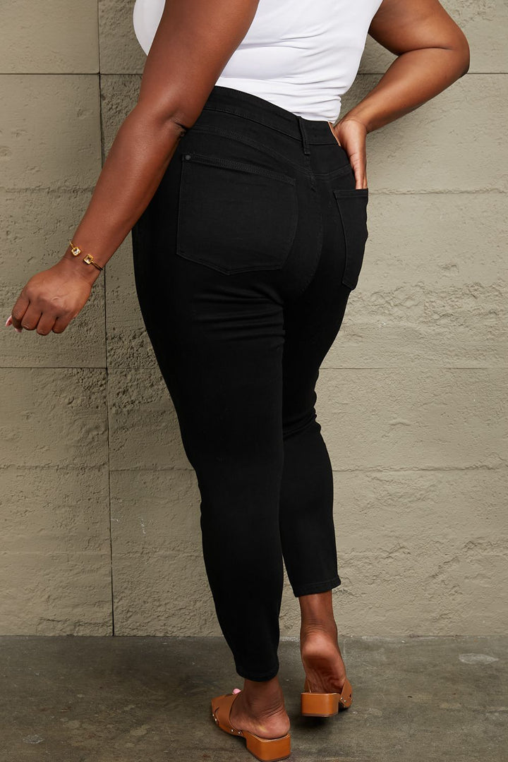 Judy Blue Full Size Tummy Control High Waisted Classic Skinny Jeans - Cheeky Chic Boutique
