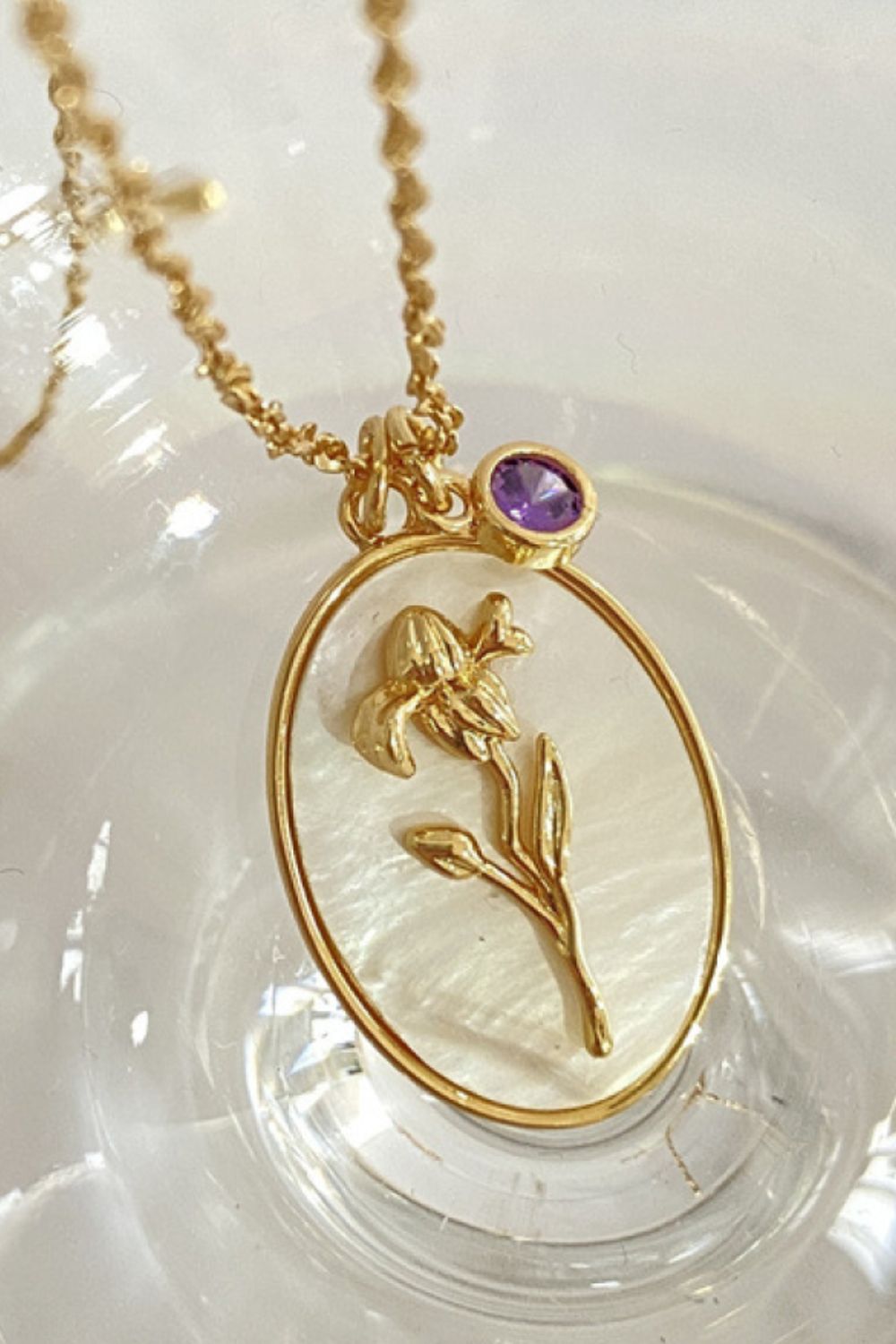 Wildflower Shell Pendant Necklace - Cheeky Chic Boutique