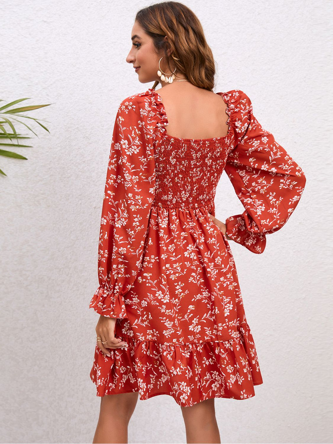 Fields of Love Floral Mini Dress - Cheeky Chic Boutique