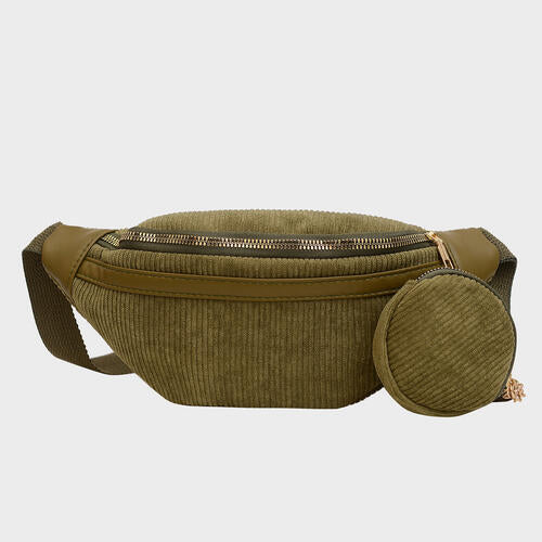 Mom Goals Corduroy Belt Bag - Cheeky Chic Boutique