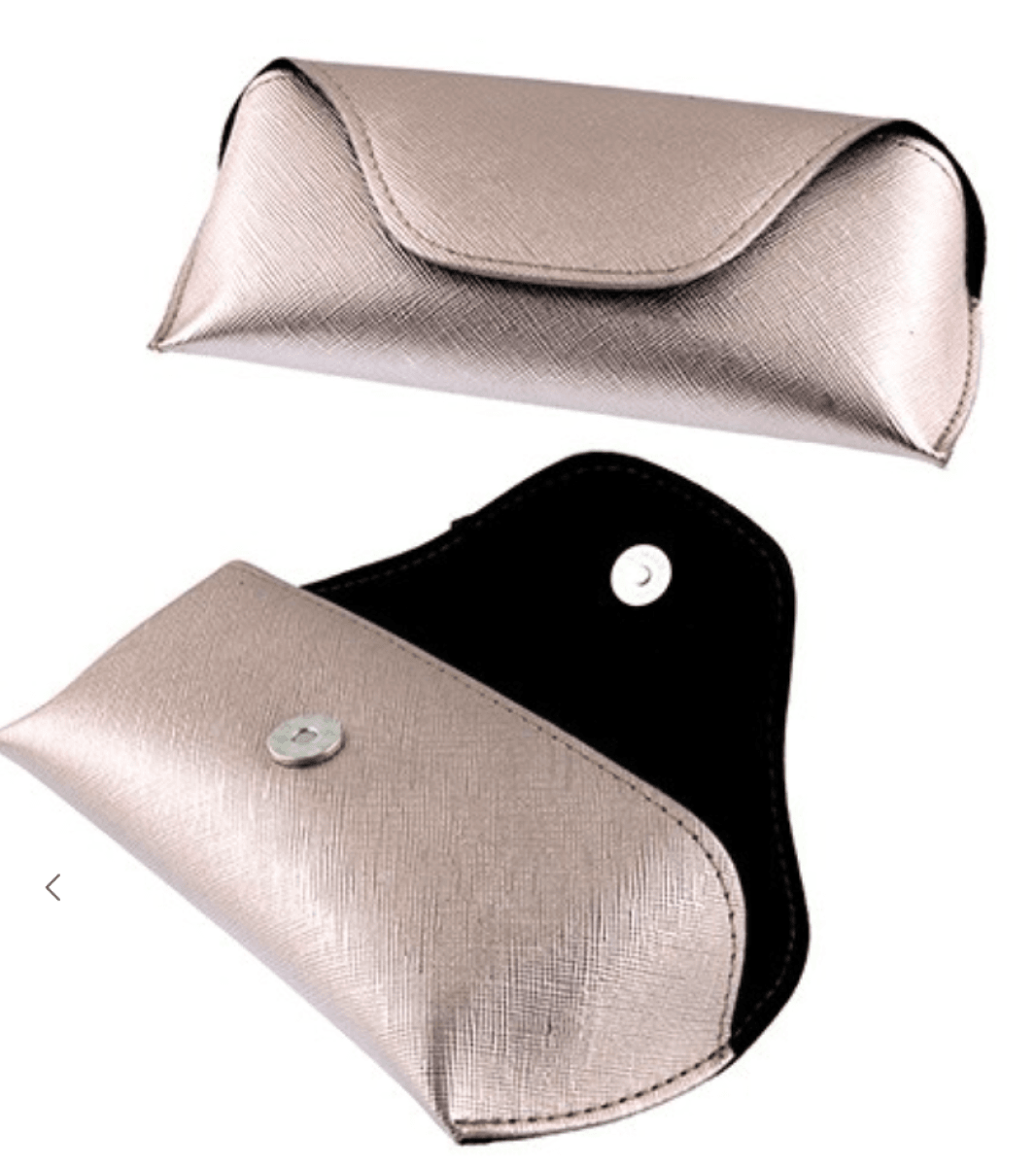 Rose Gold Soft Structured Glasses Case - Cheeky Chic Boutique